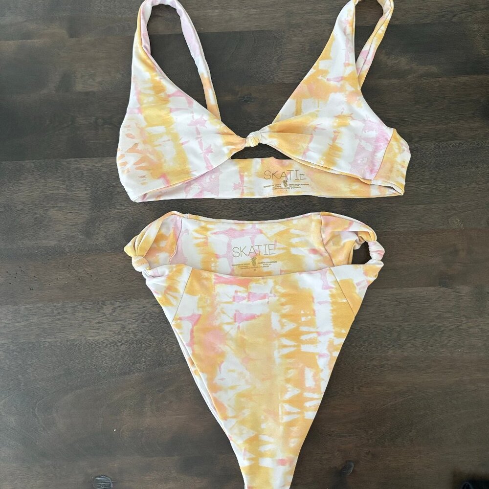 Skatie Swim Somerset Salty Bottoms Extra Small,  Penny Top Small